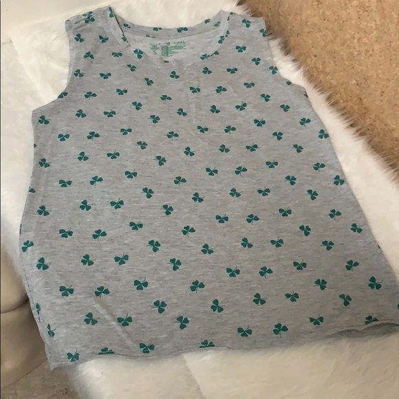 🍀 Weekend Soul Three Leaf Clover tank Small - Picture 1 of 3